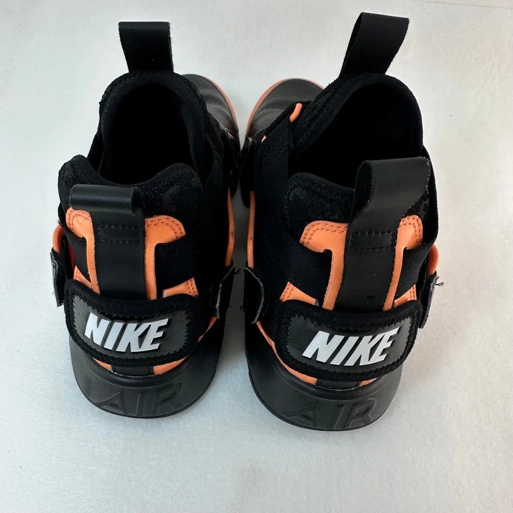 Nike Air Huarache City Low Black Total Orange AQ0085-002 Womens 8.5 Sneaker